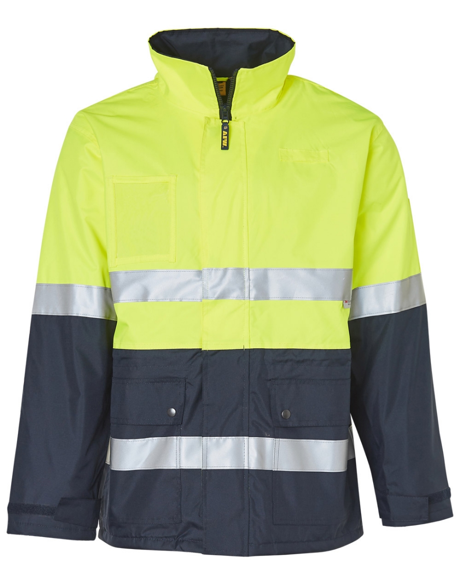 Picture of Winning Spirit, Mens Hi-Vis Long Line Safety Jacket