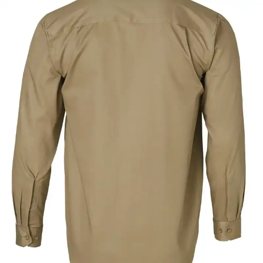 Picture of Winning Spirit, Mens Cotton Drill L/S Work Shirt
