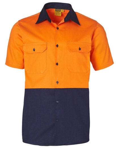 Picture of Winning Spirit, High Visibility S/S Work Shirt