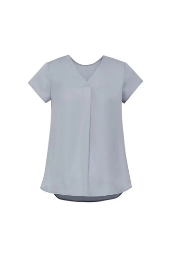 Picture of Biz Corporates, Kayla V-Neck Pleat Blouse