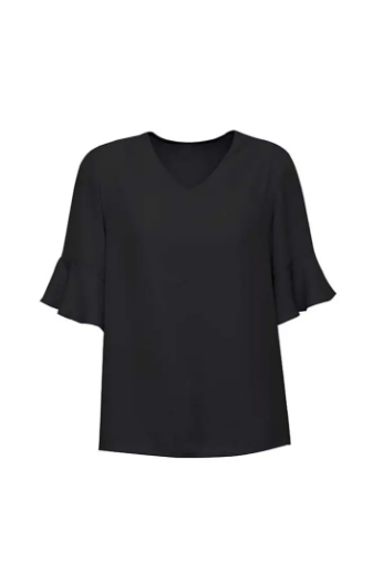 Picture of Biz Corporates, Aria Fluted Sleeve Blouse