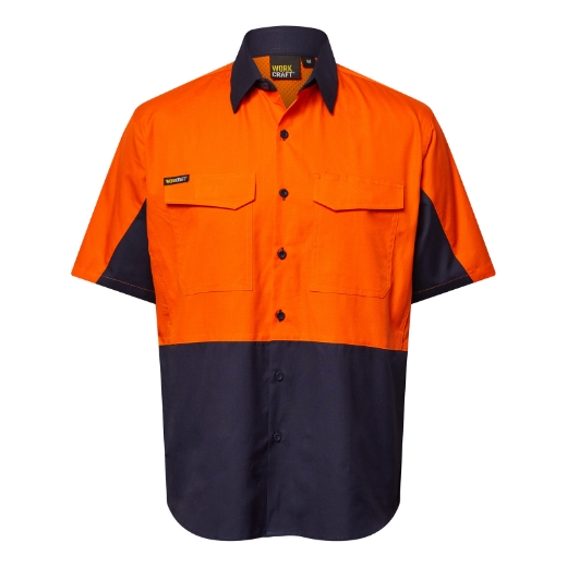 Picture of WorkCraft, S/S Vented Shirt