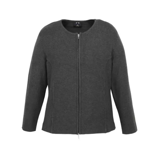 Picture of Biz Collection, 2-Way Zip Ladies Cardigan