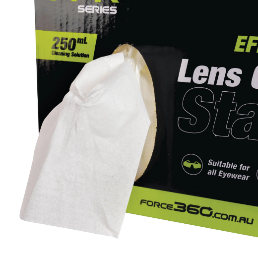 Picture of Force360, Lens Cleaning Station (250ml Cleaning Station, 280 x2 Tissues per box)