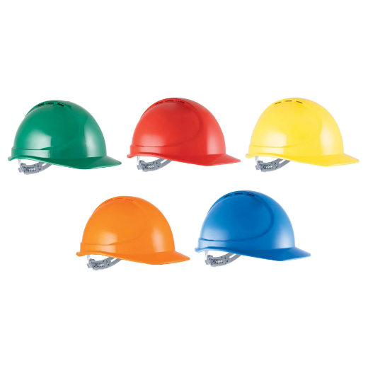 Picture of Force360, GTE3 Essential Type 1 ABS Vented Hard Hat with Slide Lock Harness Kit - Mixed Colours (20 units)