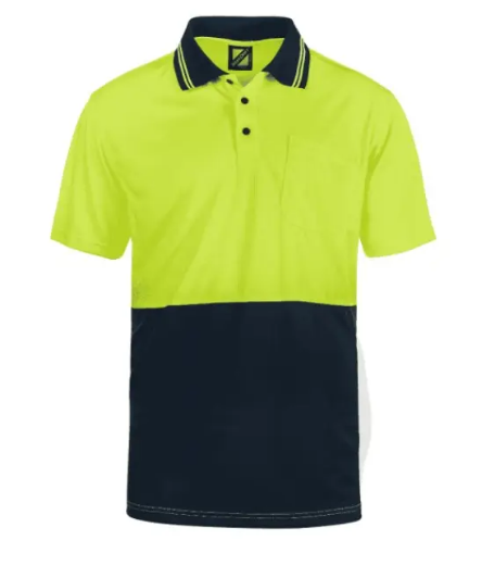 Picture of WorkCraft Hi-Vis Micromesh Polo Short Sleeve