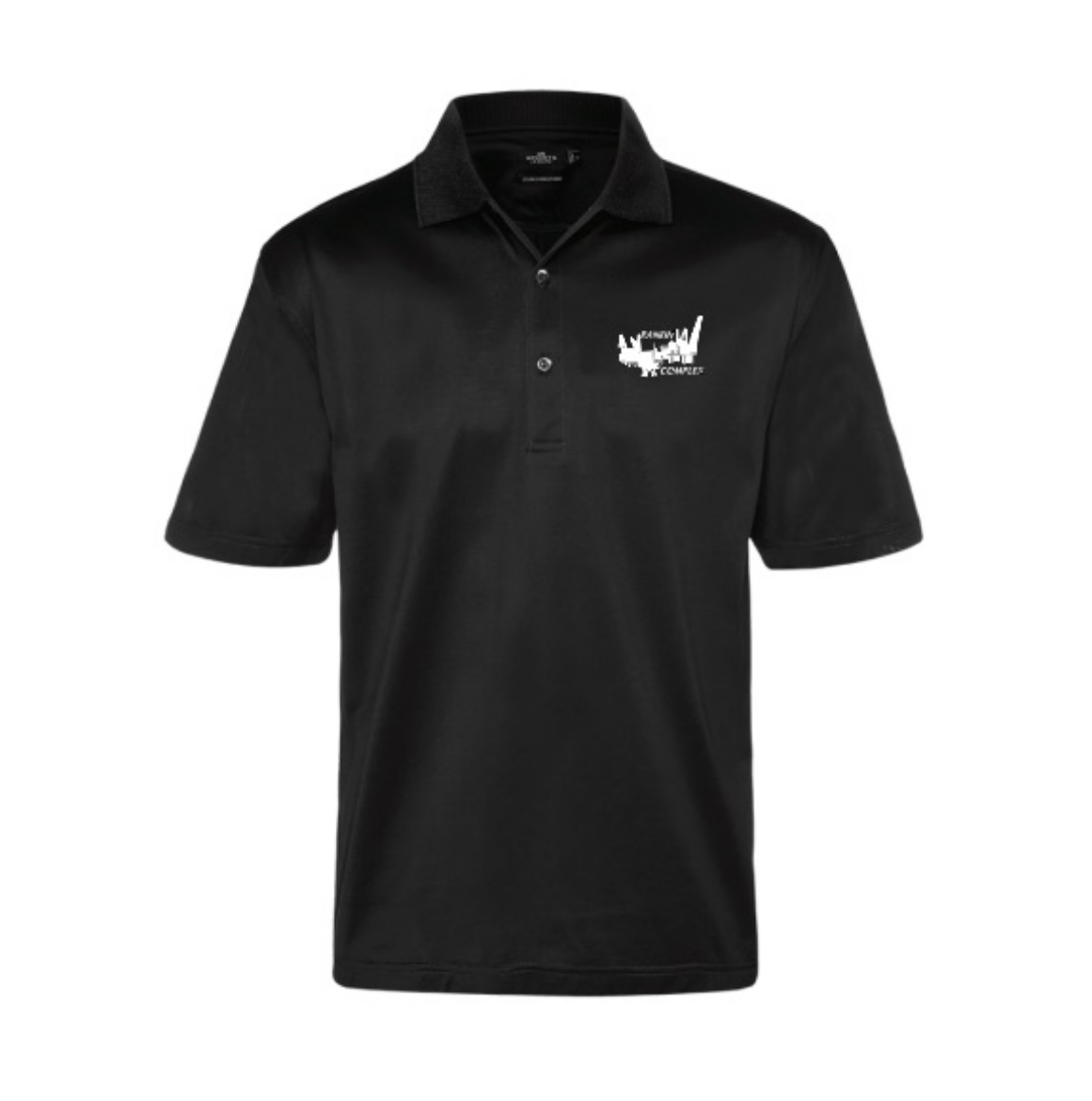 Picture of Ladies Solid Mercerised Polo Black