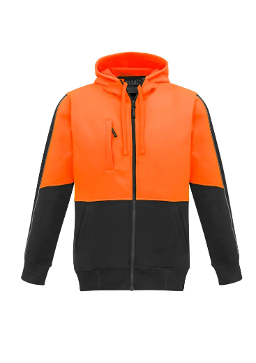 Picture of Syzmik, Unisex Hi Vis Full Zip Hoodie