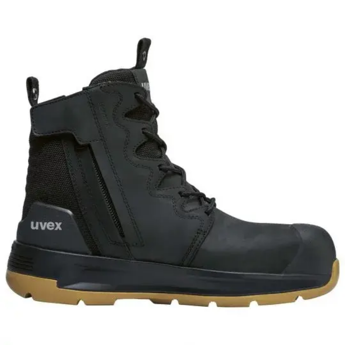 Picture of Uvex, 3 X-Flow Std Width Black & Tan Work Boot