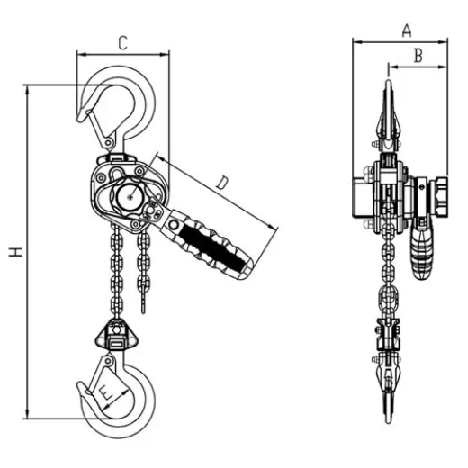 Picture of Beaver, 3S Lever Block Steel Pro