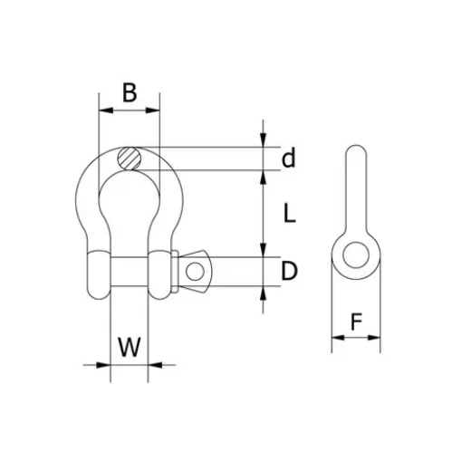 Picture of Beaver, Screw Pin Anchor Bow Shackle