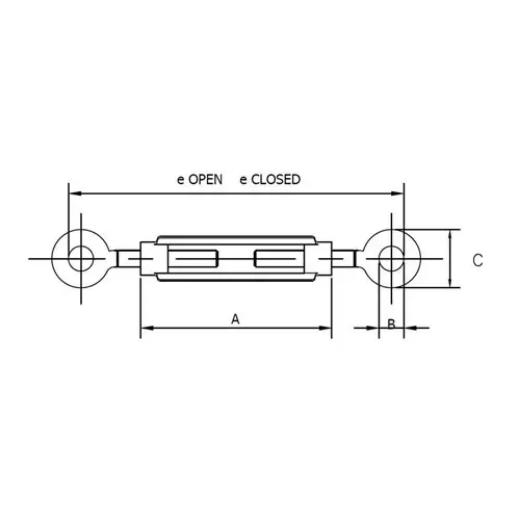 Picture of Beaver, E/E Commercial Turnbuckle