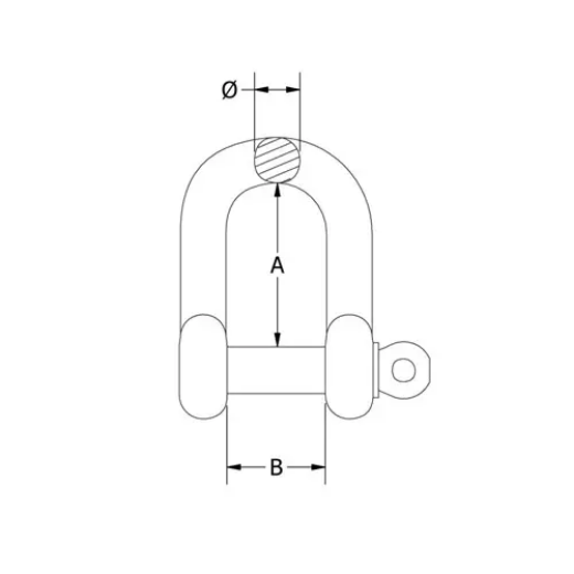 Picture of Beaver, G316 S/S Dee Shackle