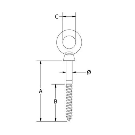 Picture of Beaver, G316 S/S Eye Screw