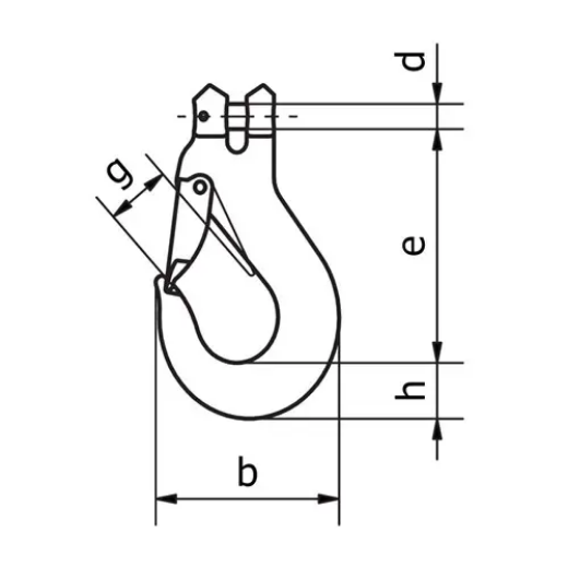 Picture of Beaver, G80 Clevis Sling Hook