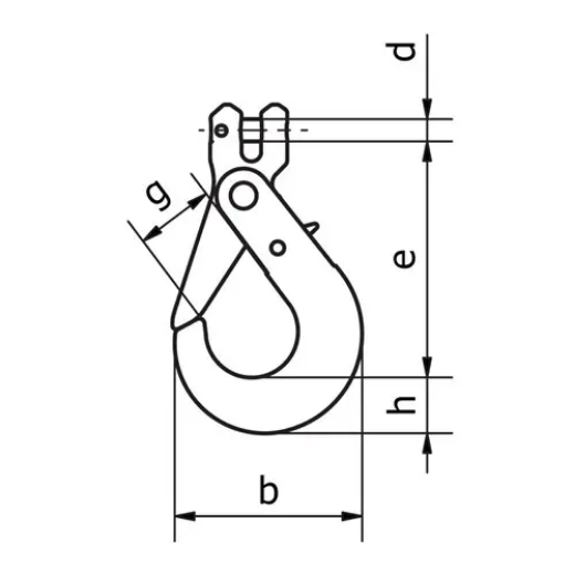 Picture of Beaver, G80 Clevis Self Locking Hook