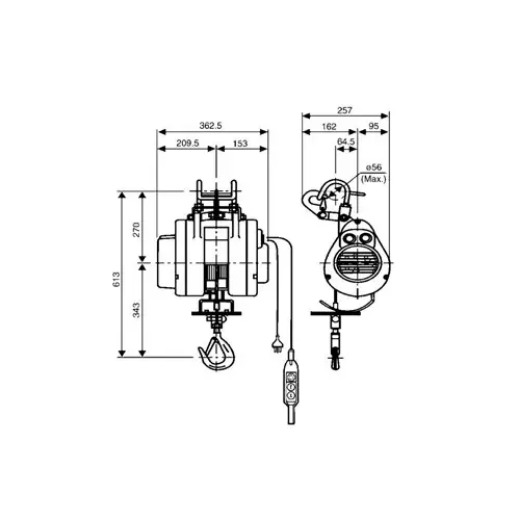 Picture of Beaver, Electric Single Phase Mini Hoist