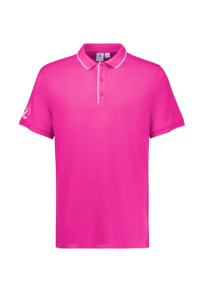 Picture of Biz Care, Pink Mens S/S Polo