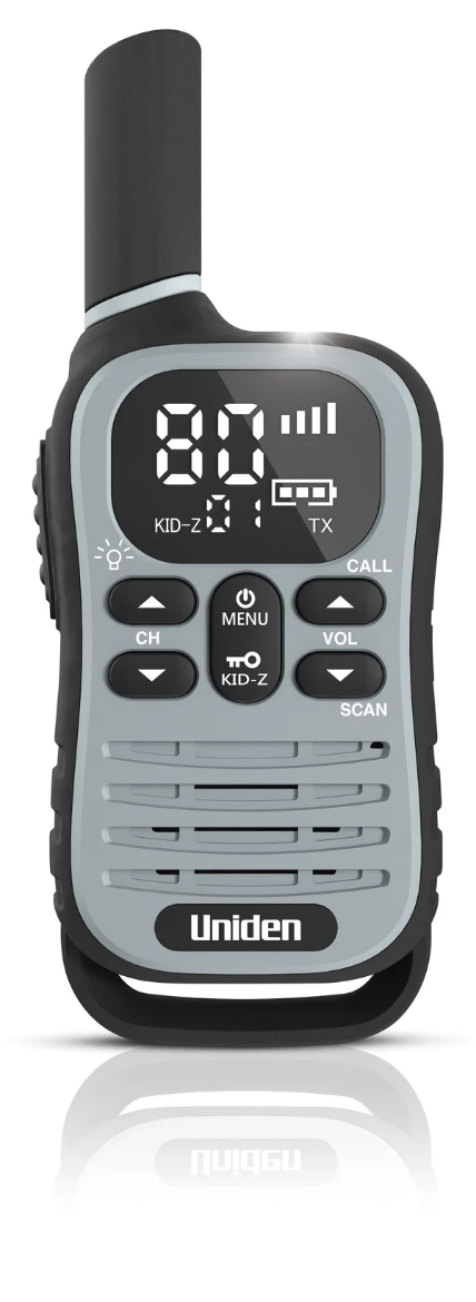 Picture of Uniden Walkie Talkie – 2-Way UHF Radio with Kid-Zone Plus Feature & USB-C Charging