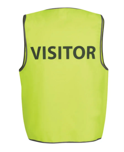 Picture of JB's HI VIS 'STAFF' SAFETY VEST - Lime Size S
