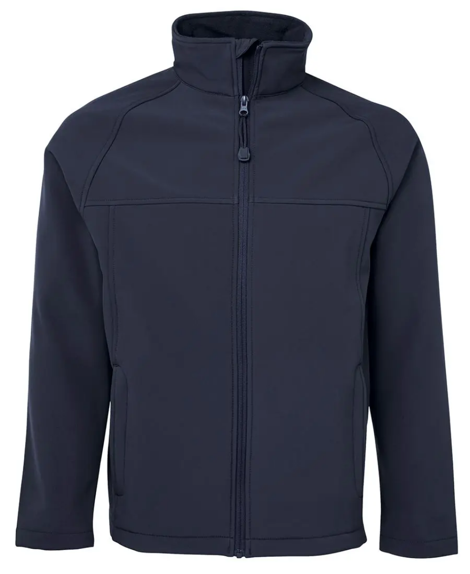 Picture of JB's Wear, Kids and Adults Layer (Softshell) Jacket- Navy Size 2XS