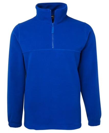Picture of JB's Wear, 1/2 Zip Polar  - Royal Size 2XS