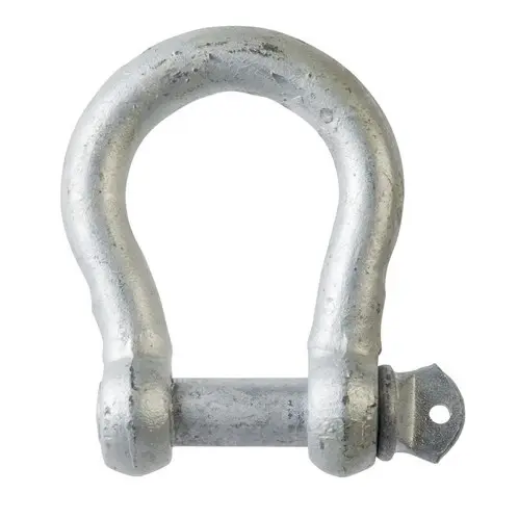 Picture of Beaver, Hot Dipped Galvanised Commercial Bow Shackles - Galvanised Size 16mm