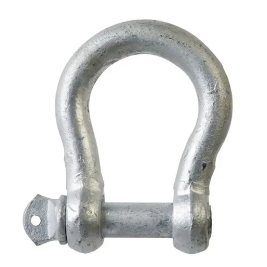 Picture of Beaver, Hot Dipped Galvanised Commercial Bow Shackles - Galvanised Size 6mm