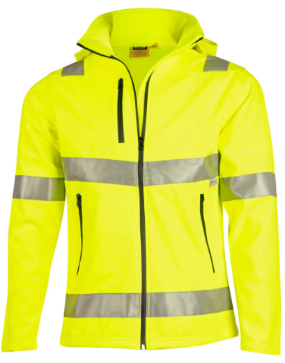 Picture of WS Hi Vis Softshell Jacket w/3M Tape - Yellow Size 5XL