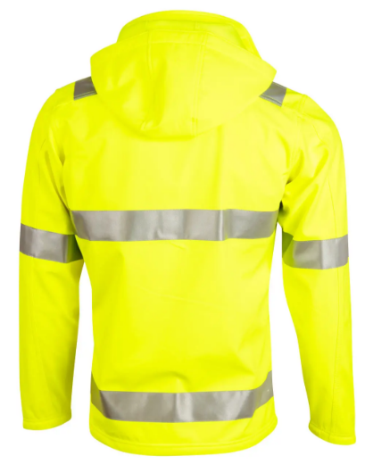 Picture of WS Hi Vis Softshell Jacket w/3M Tape - Yellow Size 5XL