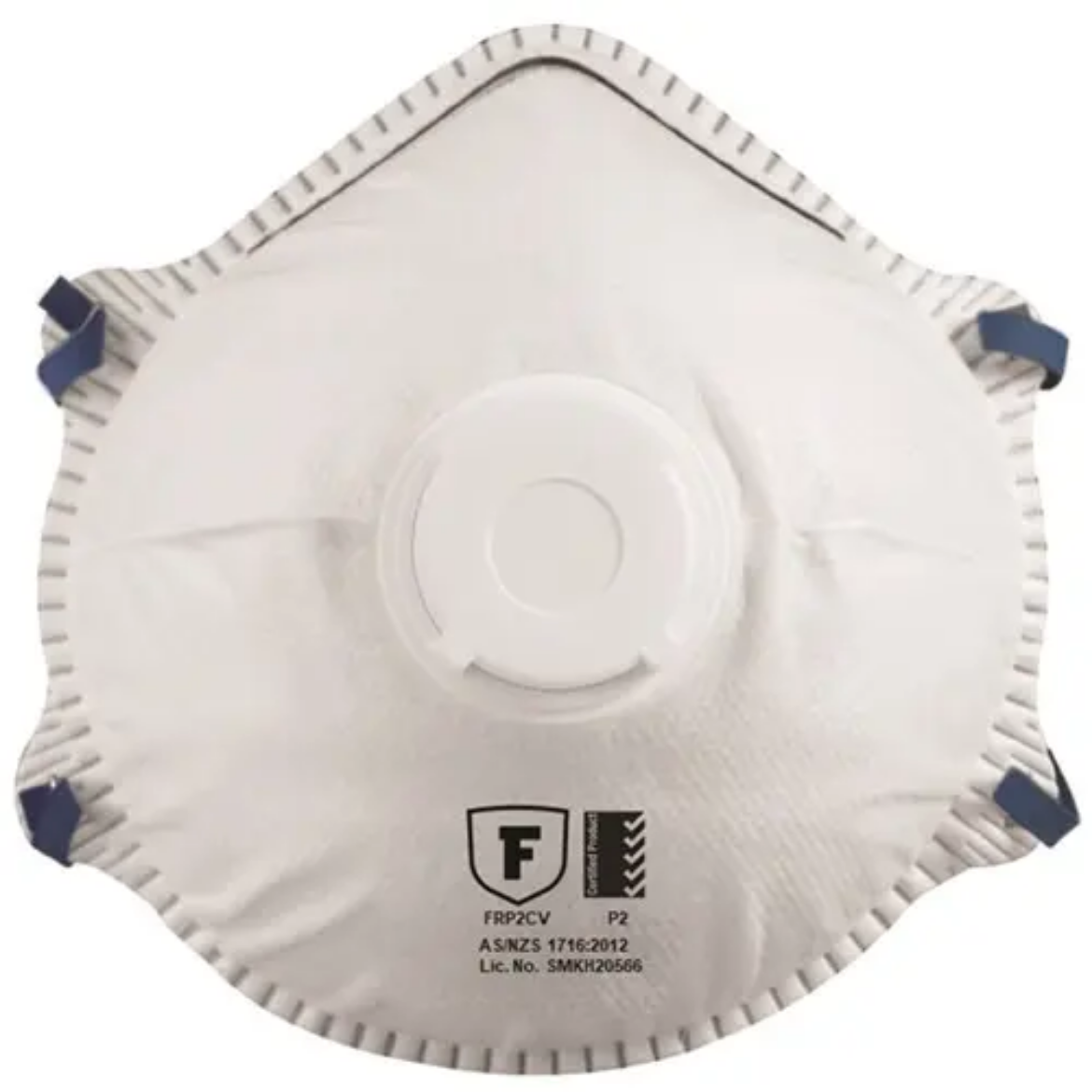 Picture of Frontier, P2 Cup Respirator with valve, 10 units per box - White