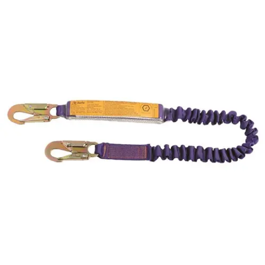 Picture of B-Safe, Lanyard Elasticated Shock Absorbing BSM06650 2M Resting Length 1.25M