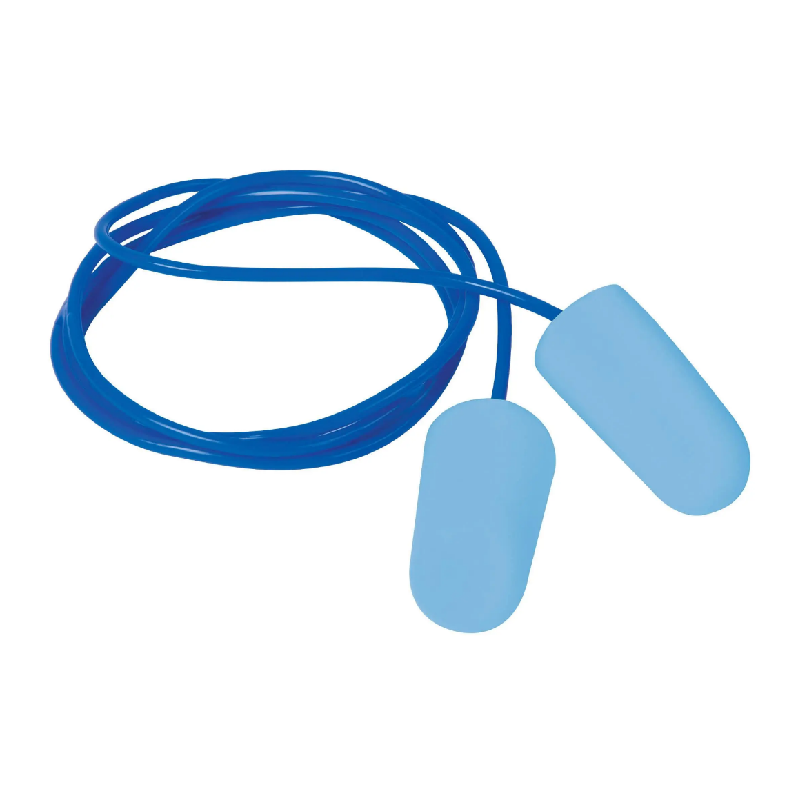 Picture of Force360 FoodSafe Metal Detectable Corded Disposable Earplug Class 5, 26dB (100pr Per Box) Blue Size One