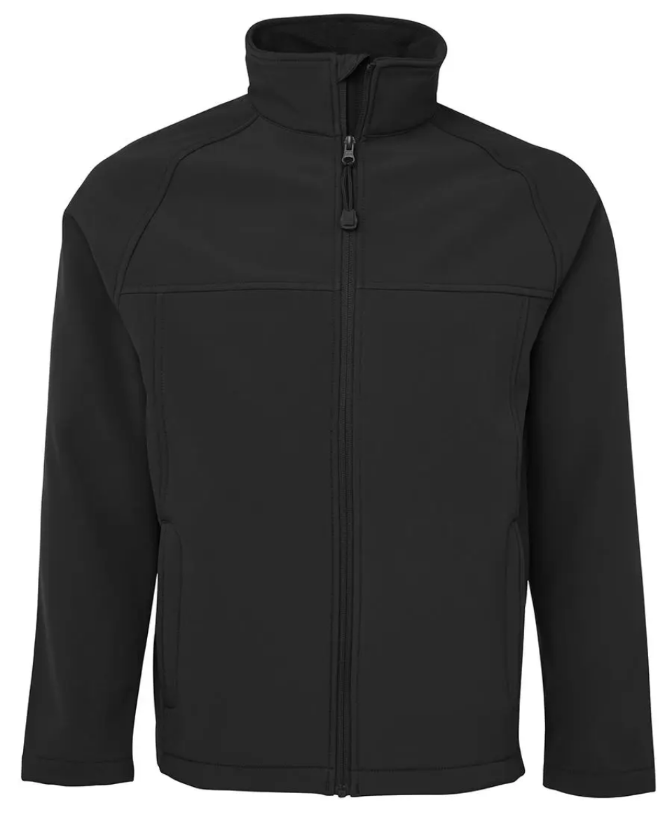 Picture of JB's Wear, Kids and Adults Layer (Softshell) Jacket- Black Size 8/9XL